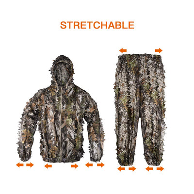 LOOGU Hunting Ghillie Suit Super Tree Camo