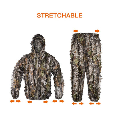 LOOGU Hunting Ghillie Suit Super Tree Camo