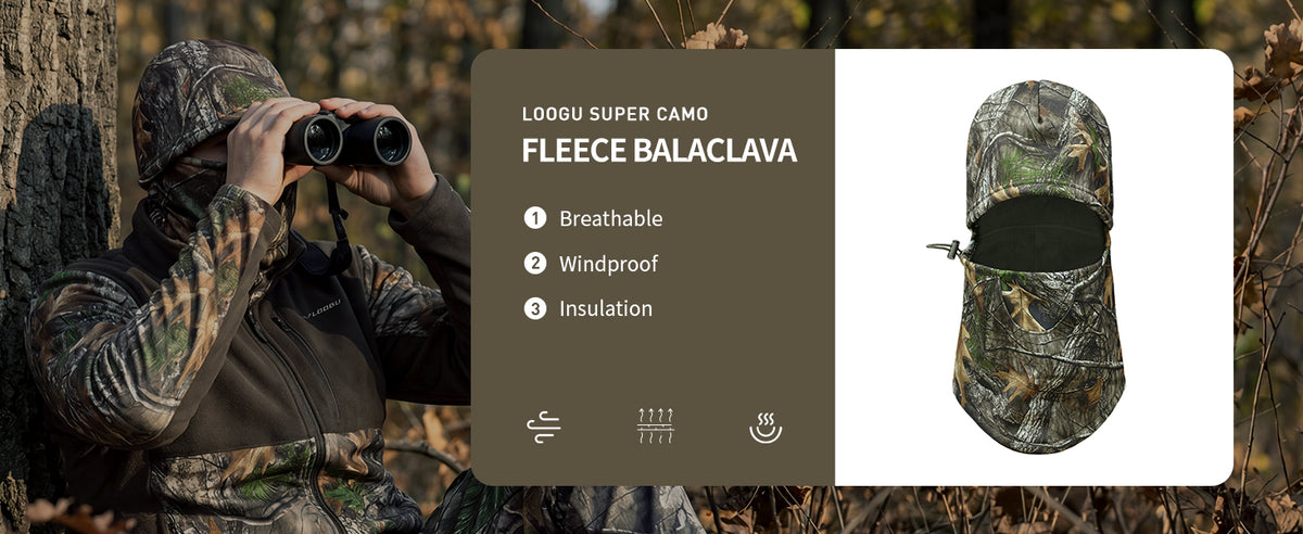 Fleece-Lined Camo Balaclava B20 — Product details
