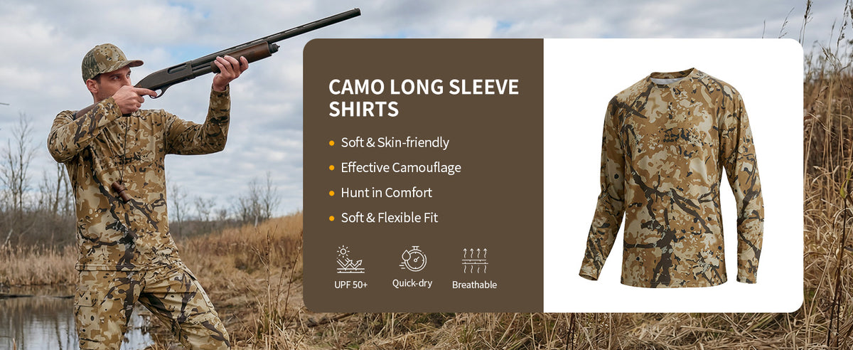 Lightweight Camo Hunting Shirt T20 — Product details