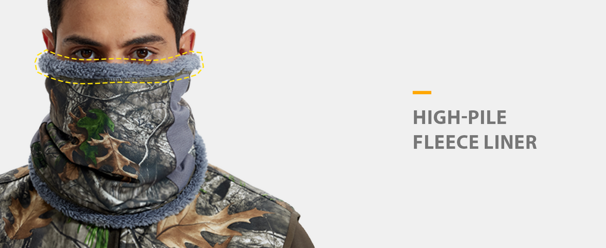 Fleece Neck Gaiter N10 — Warmth &amp; windproof