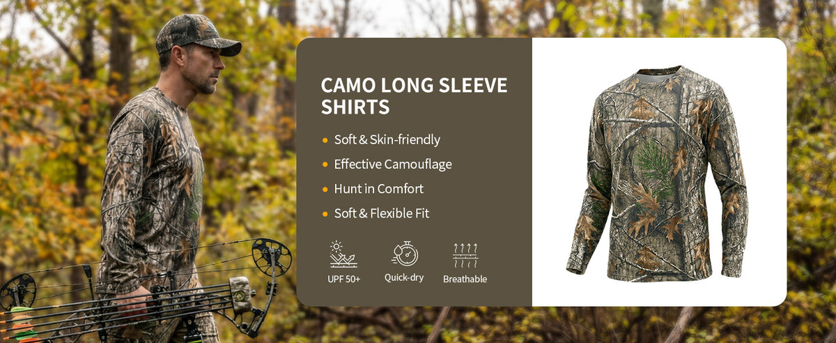 Lightweight Camo Hunting Shirt T20 — Product details
