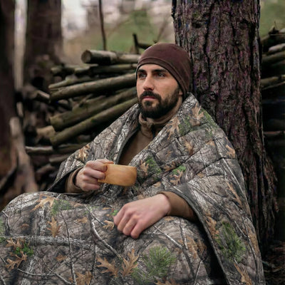 LOOGU Super Camo Blanket Waterproof Poncho Liner for Outdoor BL20 — Loogu Super Tree Camo