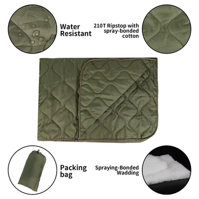 LOOGU Camouflage Outdoor Blanket BL10 — Olive