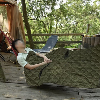 LOOGU Camouflage Outdoor Blanket BL10 — Olive