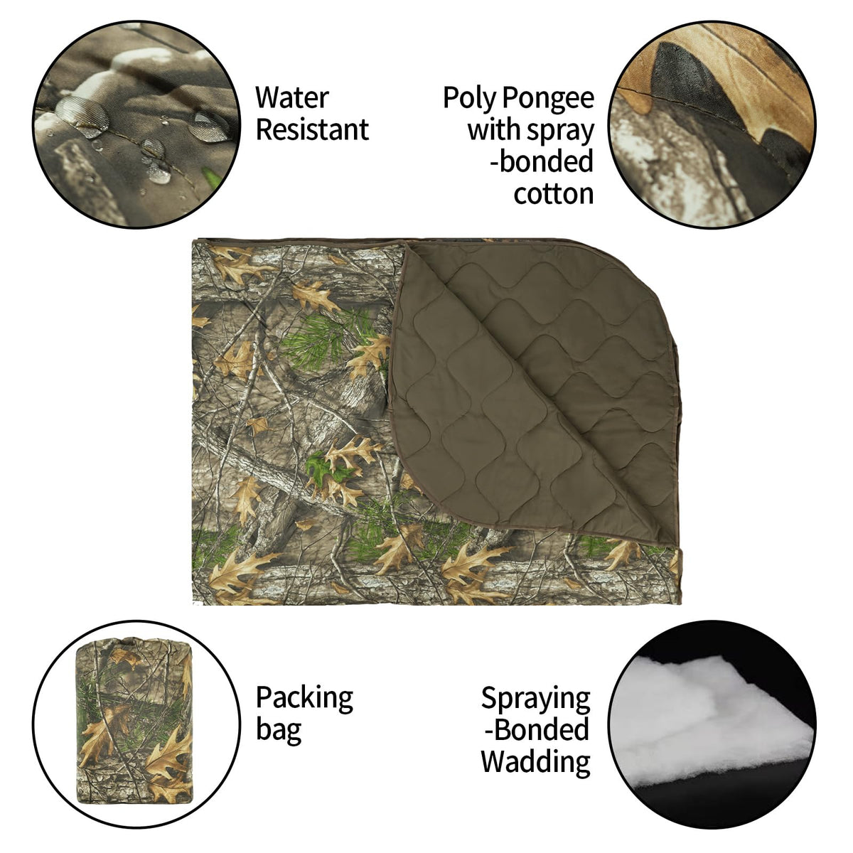 LOOGU Camouflage Outdoor Blanket BL10 — Loogu Super Tree Camo