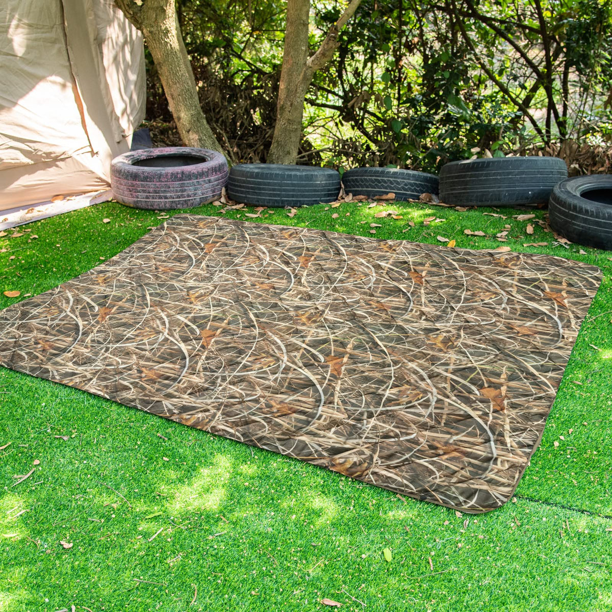 LOOGU Super Camo Blanket Waterproof Poncho Liner for Outdoor BL20 — Loogu Grass Shadow