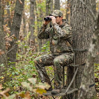 LOOGU Hunting Hoodies Fleece Lining Performance Insulation Pullover D50-1 — Loogu Super Tree Camo