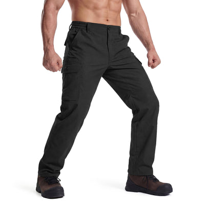 LOOGU  Workwear Pants 7 Pockets H30 — Black