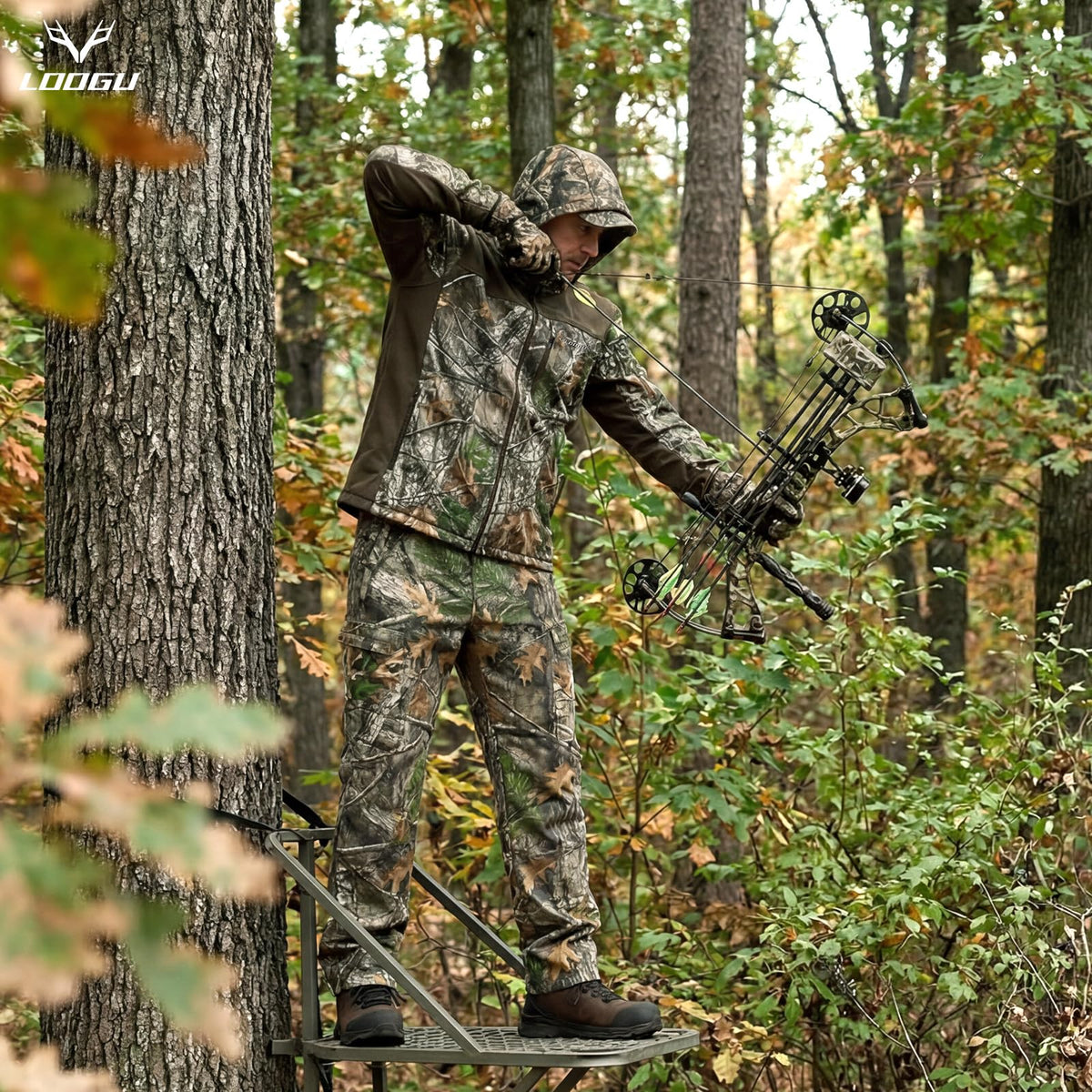 LOOGU Camo Hunting  Fleece Insulation Pants 5 pocket P10-1 — Loogu Super Tree Camo