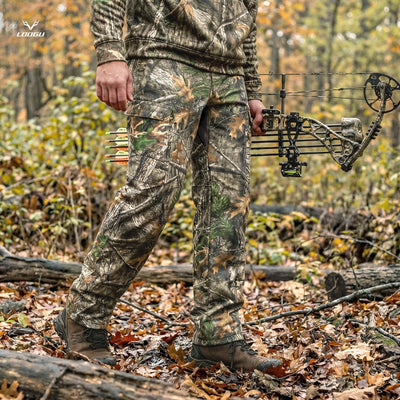 LOOGU Camo Hunting  Fleece Insulation Pants 5 pocket P10-1 — Loogu Super Tree Camo