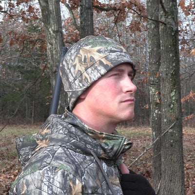 LOOGU Unisex Camo Beanie Hat for Hunting B08 — Loogu Super Tree Camo/Orange