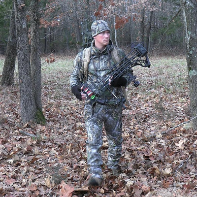 LOOGU Unisex Camo Beanie Hat for Hunting B08 — Loogu Super Tree Camo/Orange
