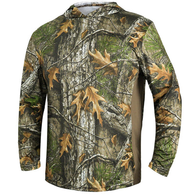 LOOGU Hunting Long Sleeve  Hoodie  Tree Camo Contrast T51 — 未设置颜色选项