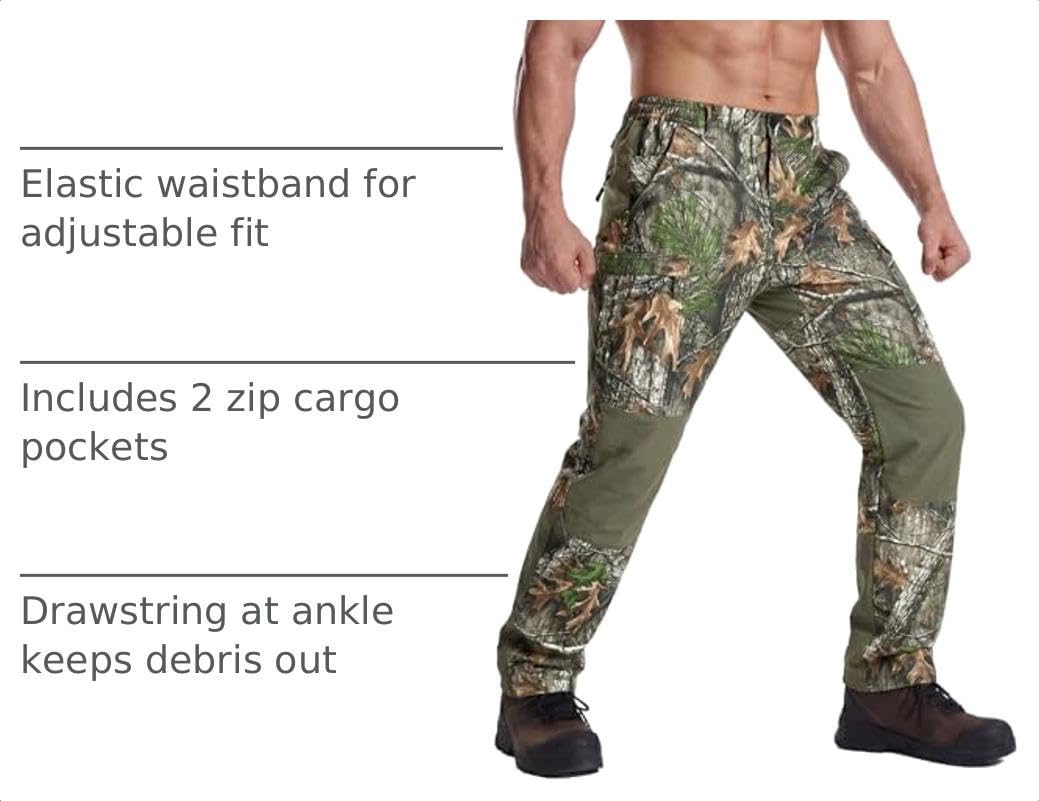 LOOGU Camo Hunting Pants 7 Pockets H70 — Loogu Super Tree Camo Olive Green