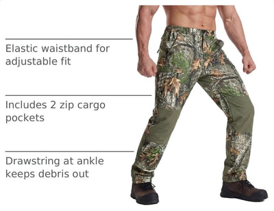 LOOGU Camo Hunting Pants 7 Pockets H70 — Loogu Super Tree Camo Olive Green