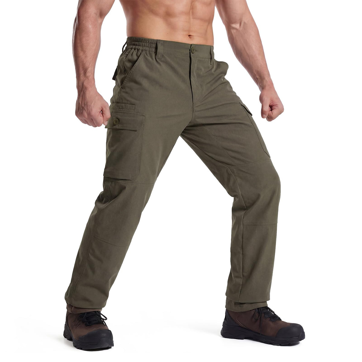 LOOGU  Workwear Pants 7 Pockets H30 — Dark Brown