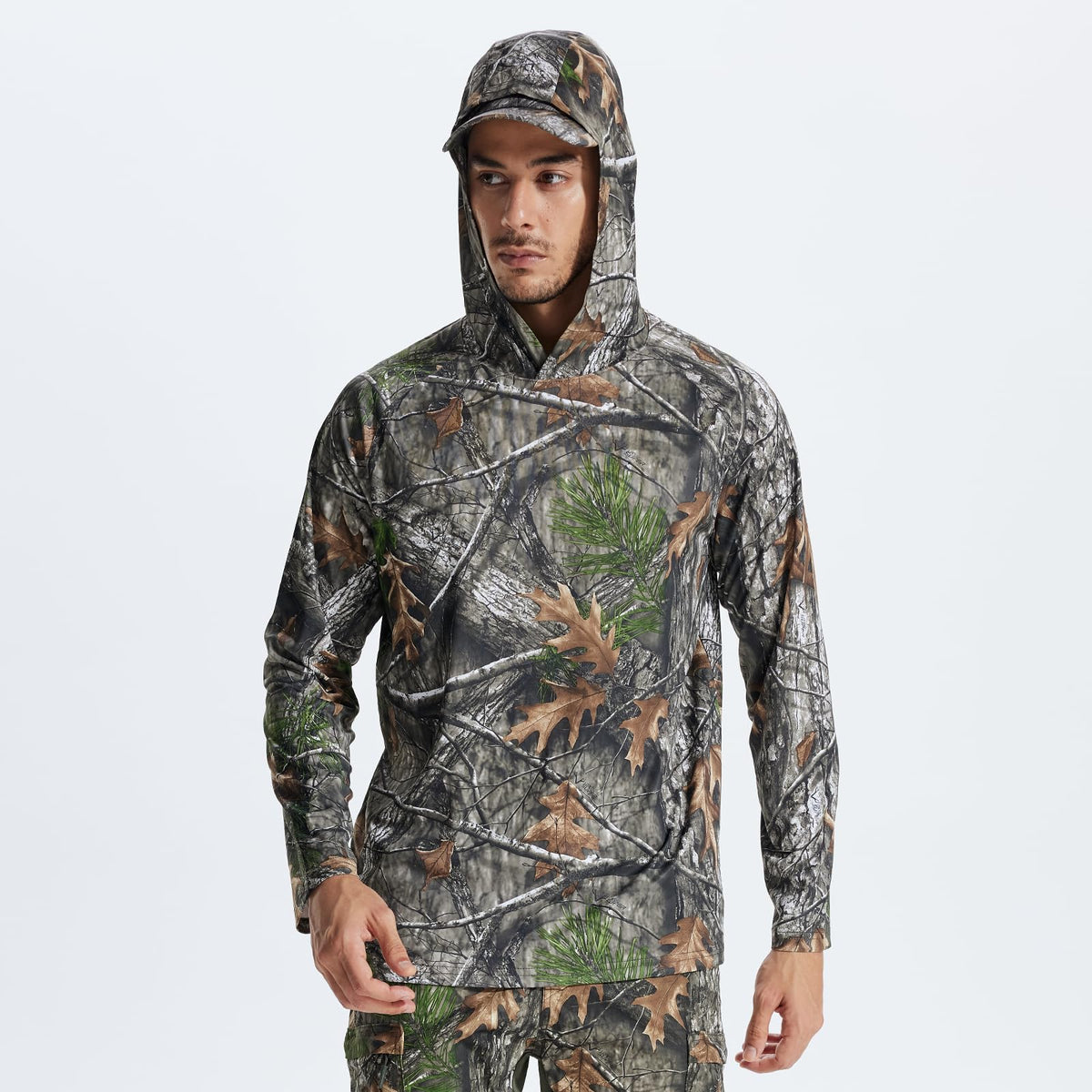 LOOGU Hunting Hoodie Long Sleeve Shirt T70 — Loogu Super Tree Camo