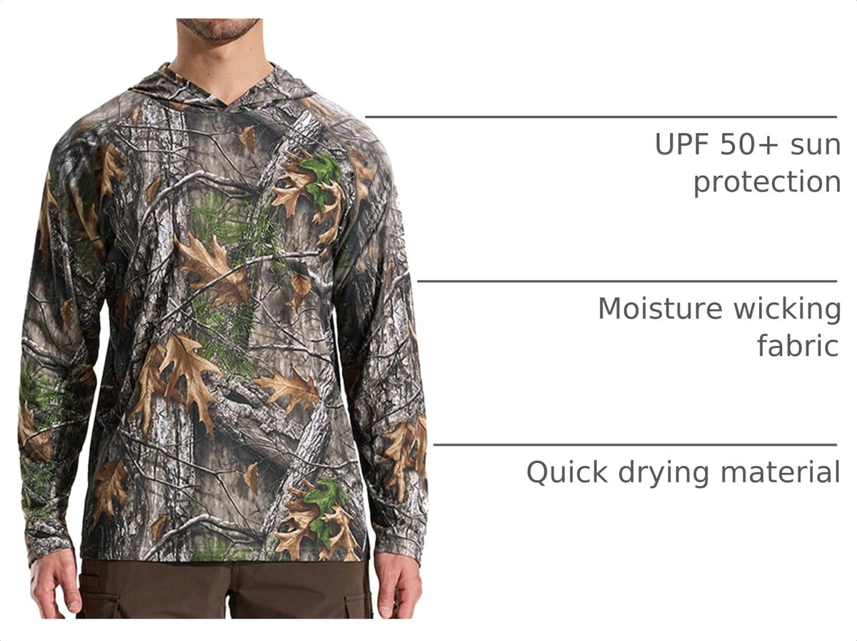 LOOGU Hunting Hoodie Long Sleeve Shirt T70 — Loogu Super Tree Camo