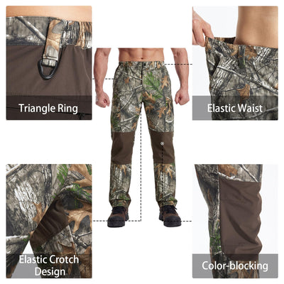 LOOGU Camo Hunting Pants 7 Pockets H70 — Loogu Super Tree Camo Dark Brown