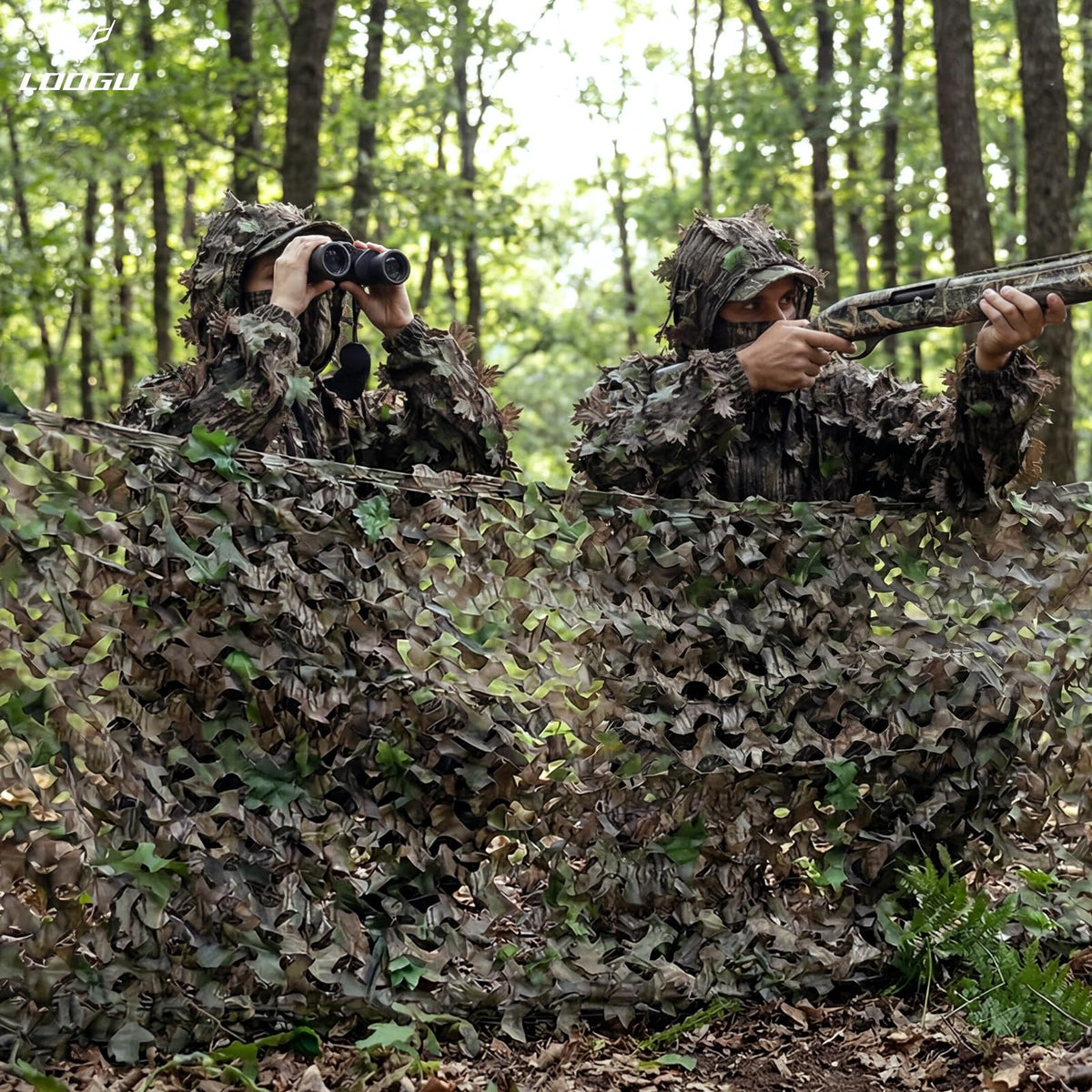LOOGU Hunting Camo Netting Ents Camo — Loogu Ents Green