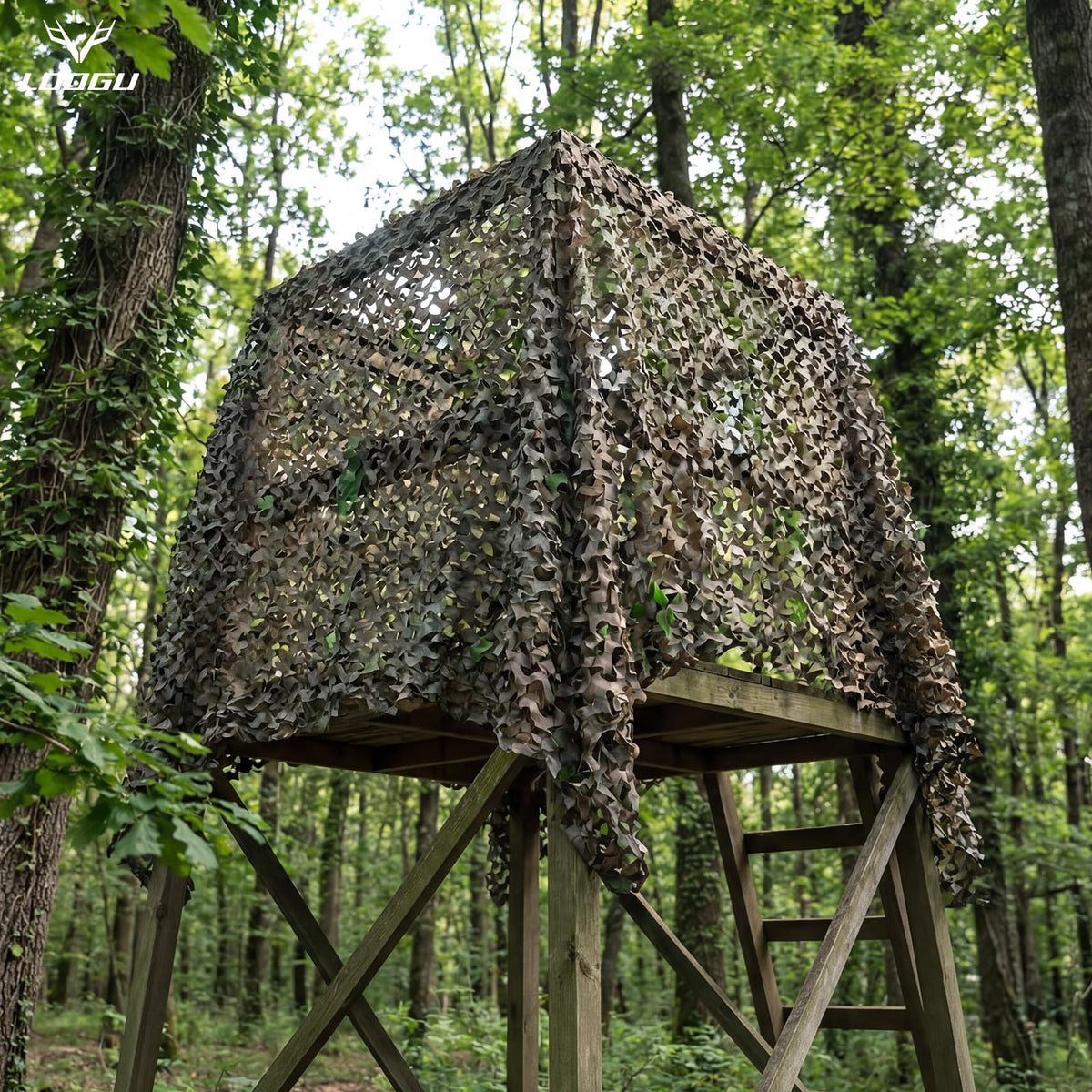 LOOGU Hunting Camo Netting Ents Camo — Loogu Ents Green