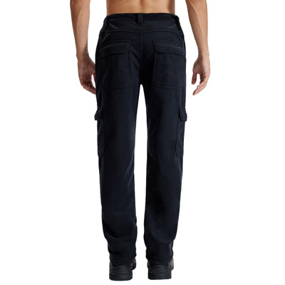 LOOGU Camo Hunting  Fleece Insulation Pants 5 pocket P10 — Black