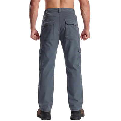 LOOGU Hiking Workwear Fleece Insulation Pants 6 pocket P20-1 — Dark Grey