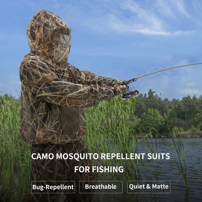 LOOGU Camo Mosquito Suits — Loogu Grass Shadow