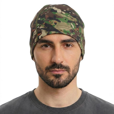 LOOGU  Unisex Camo Beanie Hat for Hunting B09 — Loogu Spretta Woodland