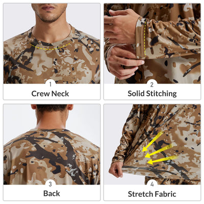 LOOGU Hunting Camo Shirt T20 — Loogu Spretta Desert