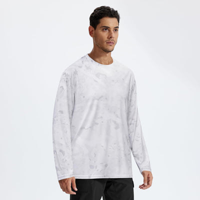 LOOGU Fishing Long Sleeve Shirt T20 — Loogu Spretta White