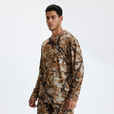Lightweight Hunting Hoodie T50 — Loogu Spretta Desert