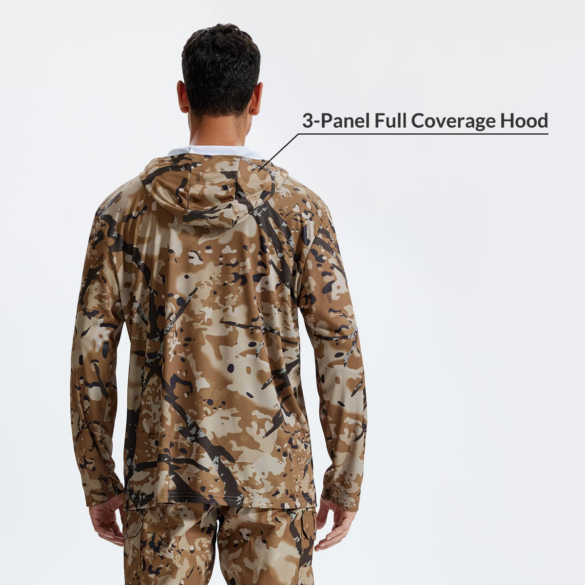 Lightweight Hunting Hoodie T50 — Loogu Spretta Desert