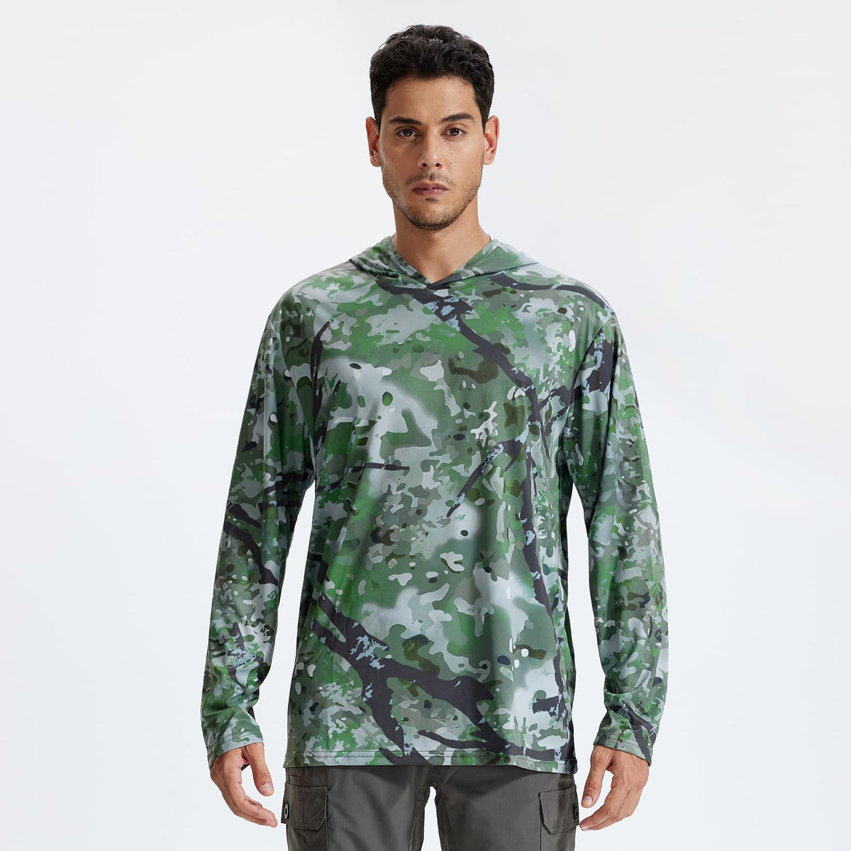 Lightweight Hunting Hoodie T50 — Loogu Spretta Light Woodland