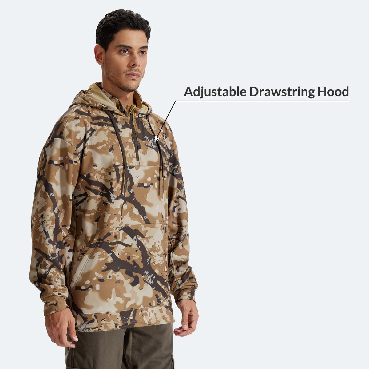 LOOGU Hunting Hoodies Fleece Lining Performance Insulation Pullover D50-1 — Loogu Spretta Desert