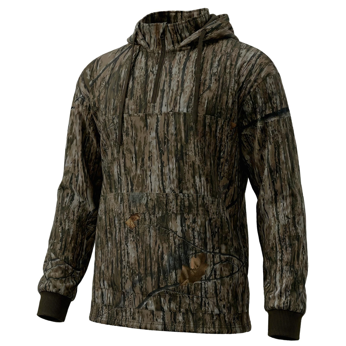 LOOGU Hunting Hoodies Fleece Lining Performance Insulation Pullover D50-1 — Loogu Ents Brown