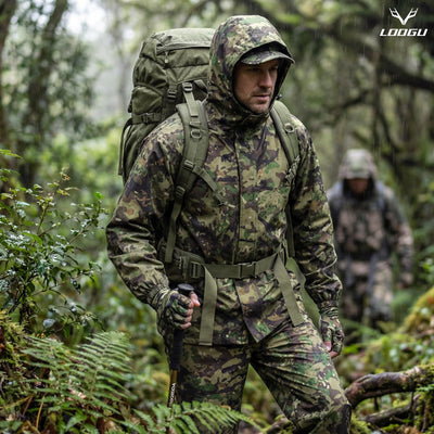 LOOGU camo rainsuit TPU SPRETTA Camo RS20 — Loogu Spretta Woodland