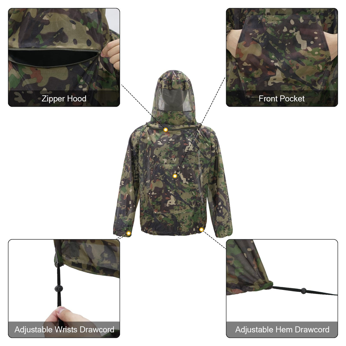 LOOGU Mosquito Suits-SPRETTA Camo — Loogu Spretta Woodland