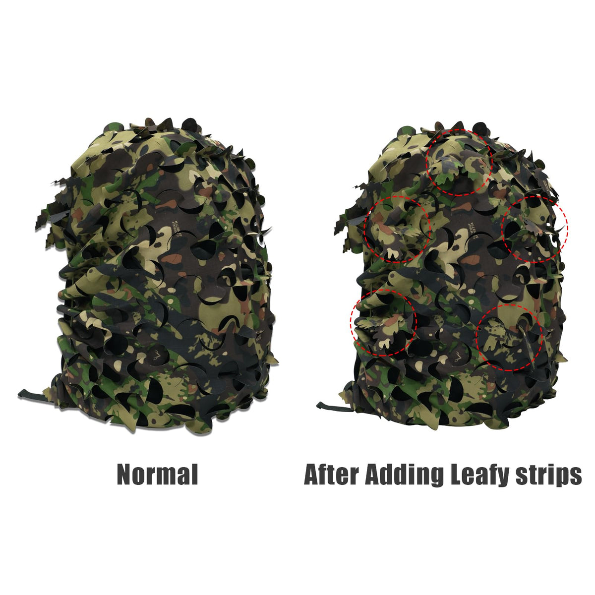 LOOGU Camo Tactical Backpack Cover — Loogu Spretta Woodland