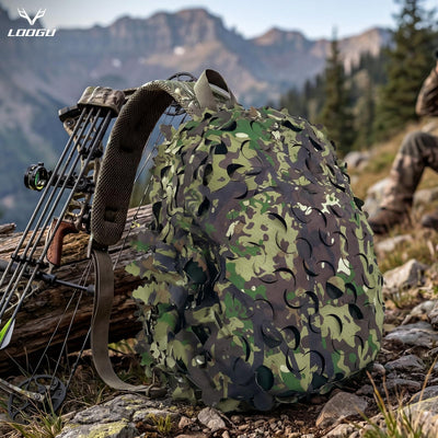 LOOGU Camo Tactical Backpack Cover — Loogu Spretta Woodland