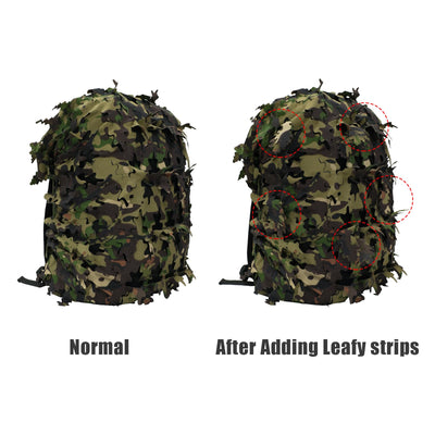 LOOGU Camo Tactical Backpack Cover Oak Leaf — Loogu Spretta Woodland