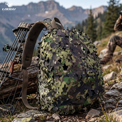 LOOGU Camo Tactical Backpack Cover Oak Leaf — Loogu Spretta Woodland