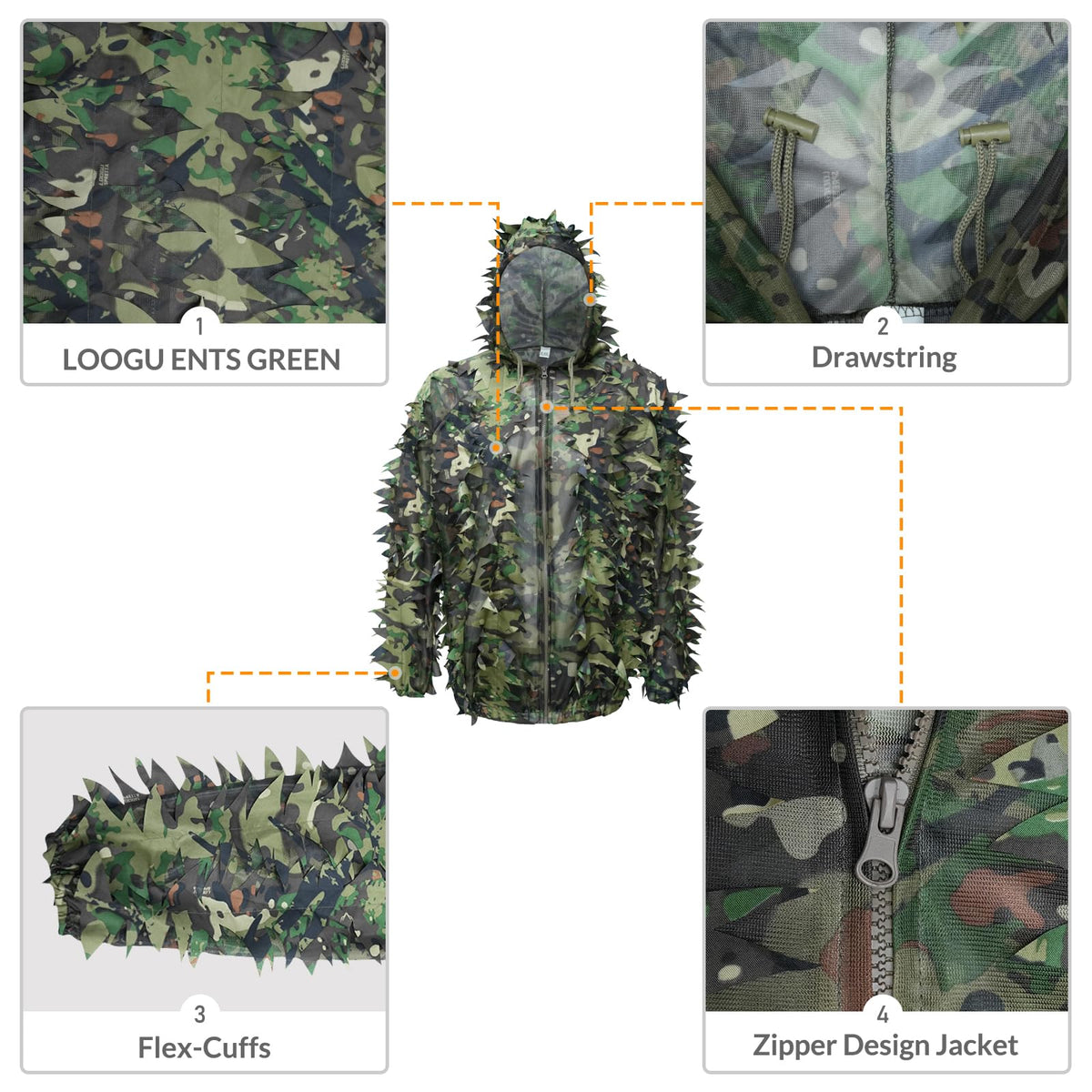 LOOGU Hunting Ghillie Suit-SPRETTA Camo — Loogu Spretta WD