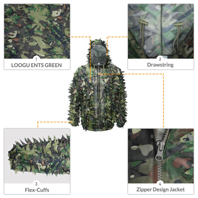 LOOGU Hunting Ghillie Suit-SPRETTA Camo — Loogu Spretta WD