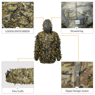 LOOGU Hunting Ghillie Suit-SPRETTA Camo — Loogu Spretta Desert