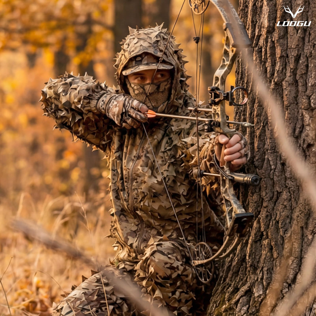 LOOGU Hunting Ghillie Suit-SPRETTA Camo — Loogu Spretta Desert