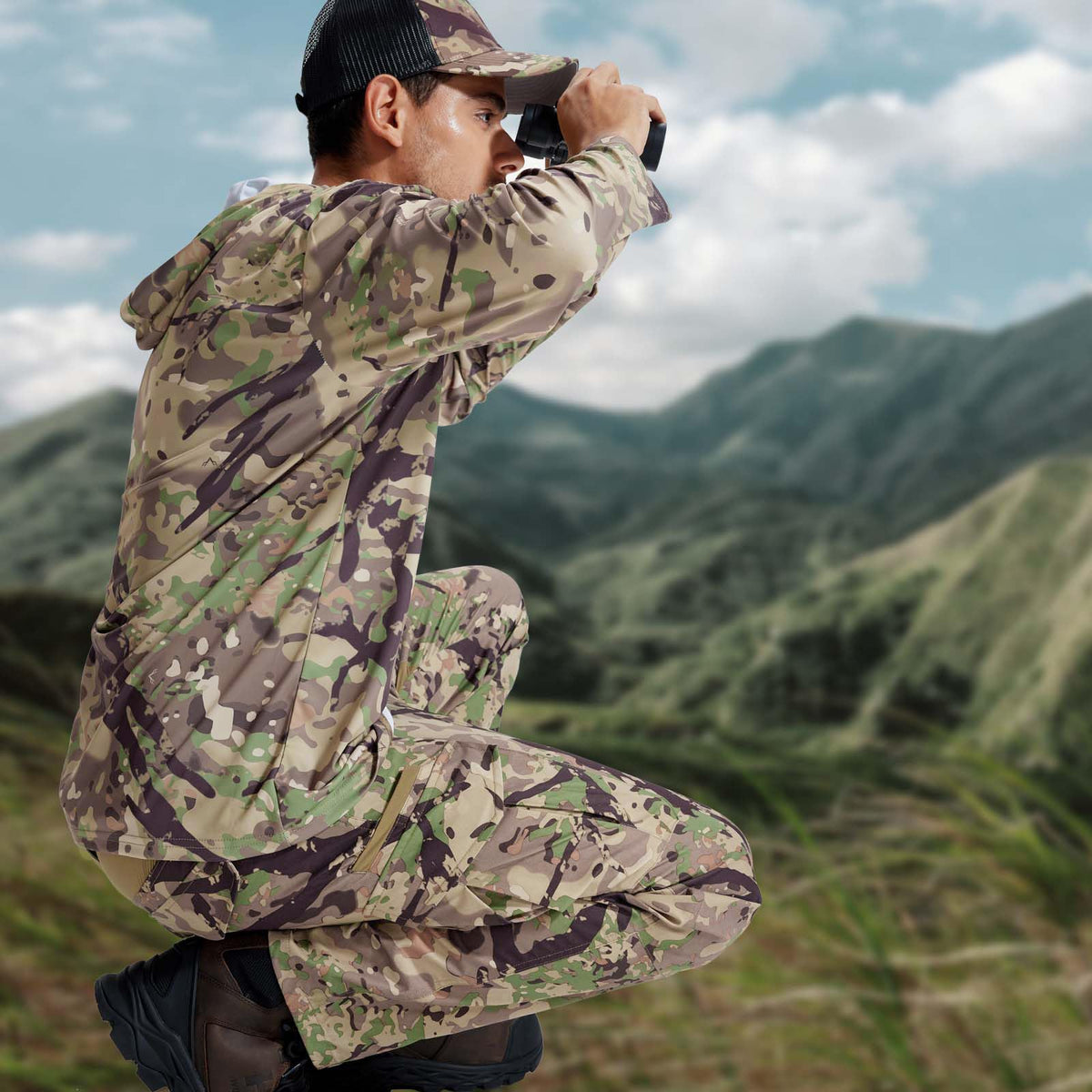 LOOGU Camo Hunting Pants 8 Pockets H61 — Loogu Spretta MT