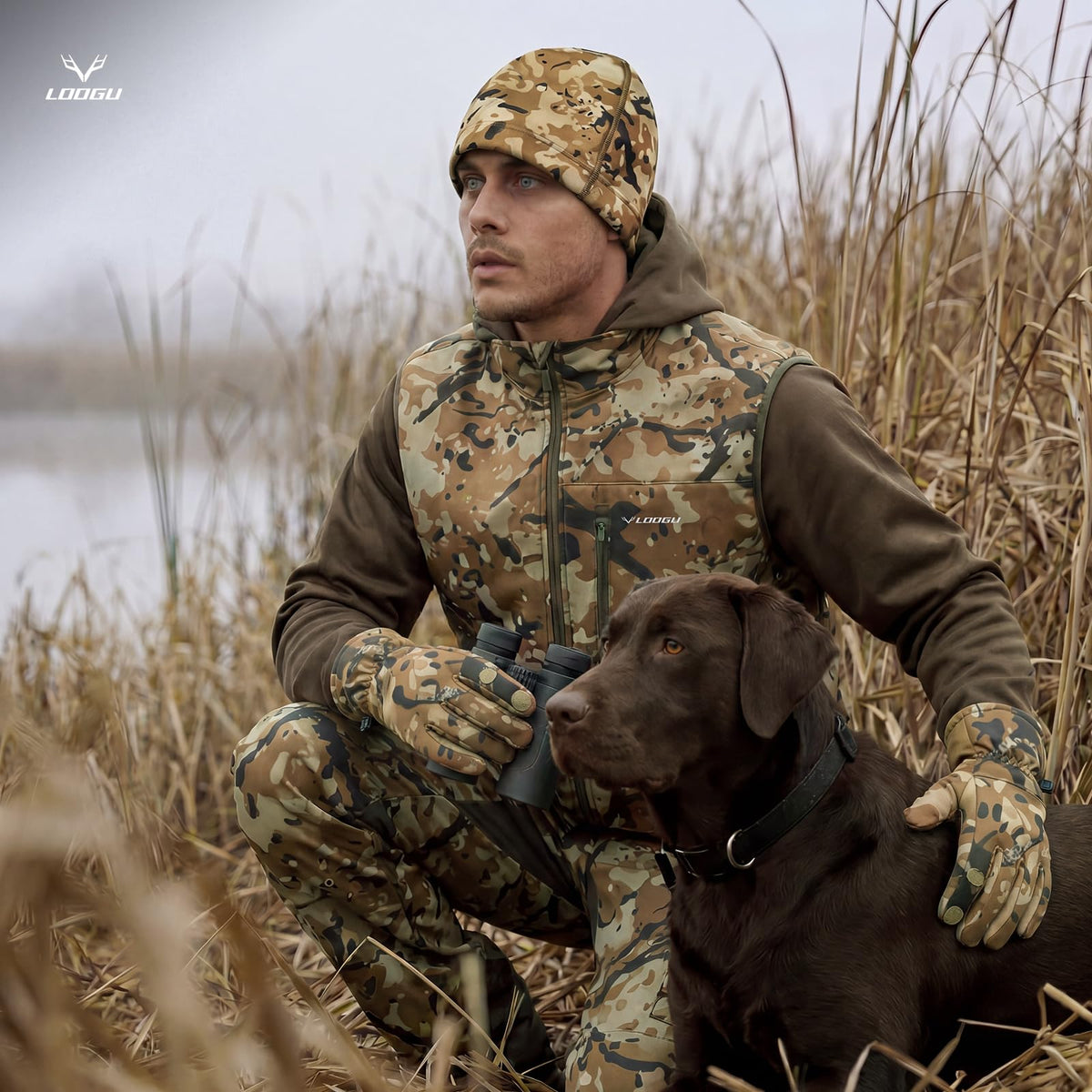LOOGU Camouflage Hunting Gloves G10 — Loogu Spretta Desert