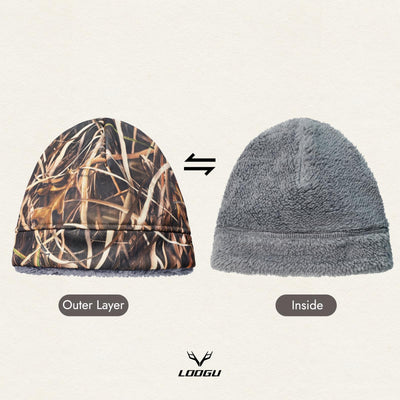 LOOGU Unisex Camo Beanie Hat for Hunting B11 — Loogu Grass Shadow